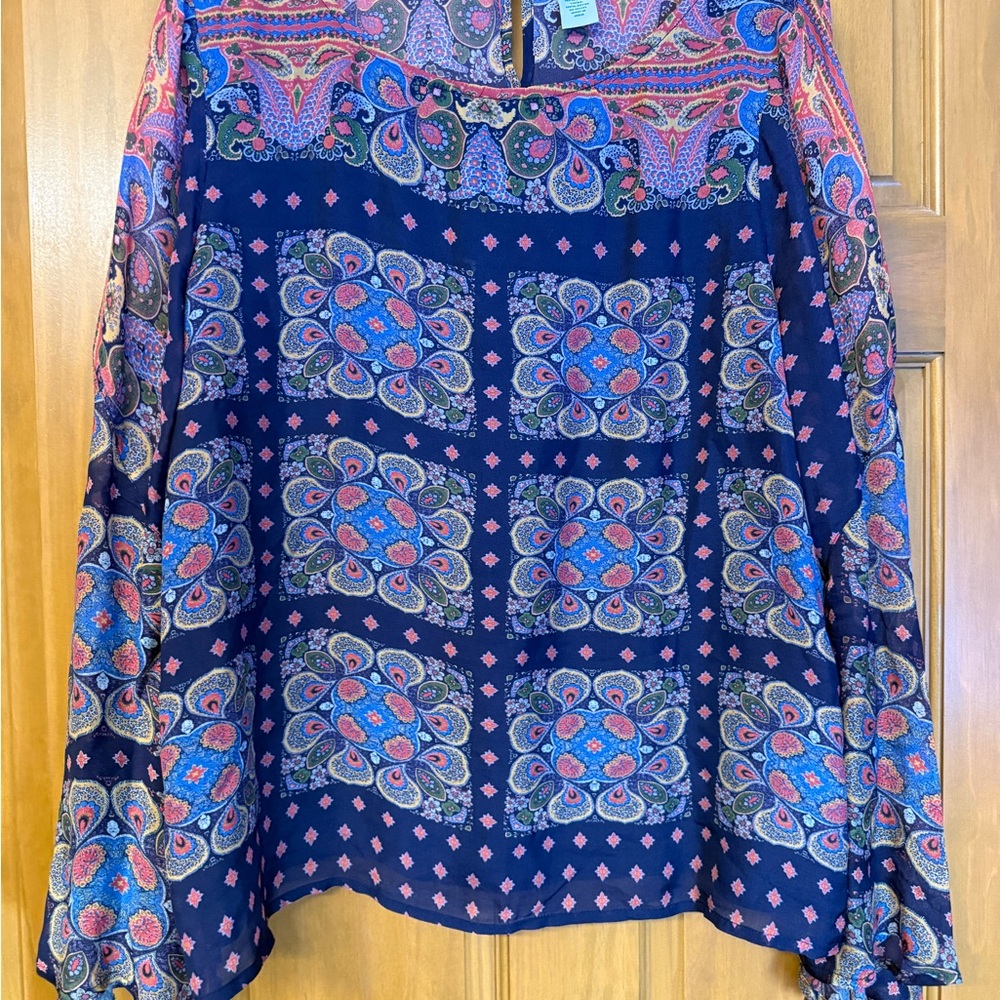 Sundance Multicolor Paisley Blouse